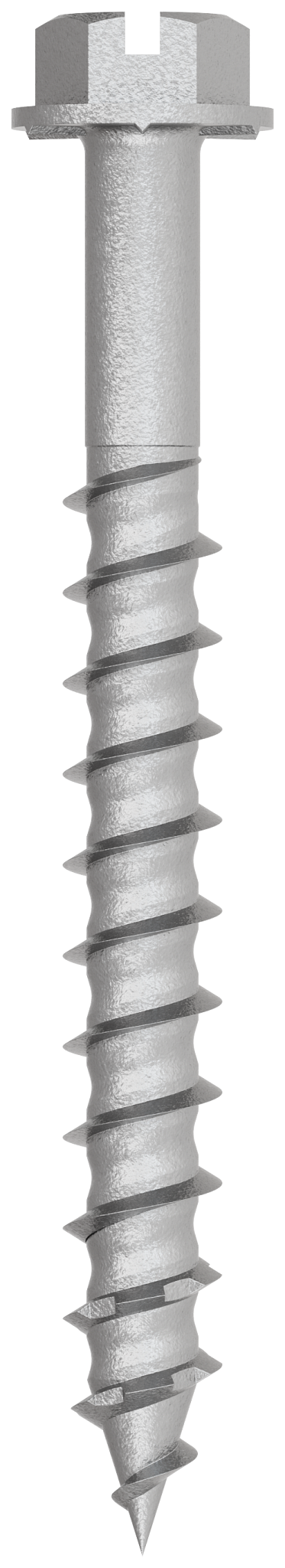 Simpson Strong-Tie TNTSS625214H Titen Turbo™ — 1/4 in. x 2-1/4 in. Type 316 Stainless-Steel Hex-Head Concrete and Masonry Screw (50-Qty) (Pack of 5)