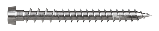 Simpson Strong-Tie DCU2C316 Deck-Drive™ DCU COMPOSITE Screw — #10 x 2 in. T20, Type 316 (70-Qty) (Pack of 5)