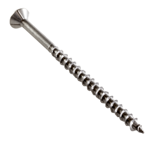 Simpson Strong-Tie T12400WP-RP5 Deck-Drive™ DWP WOOD SS Screw — #12 x 4 in. T-27, Flat Head, Type 316 (5-Qty) (Pack of 3240)