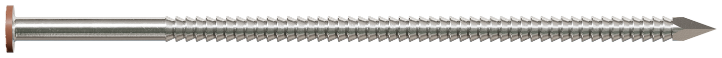 Simpson Strong-Tie S16SNDS1 Painted Siding Nail — 3-1/2 in. x .120 in. Type 304 Stainless Steel, Sienna (1 lb.) (Pack of 10)