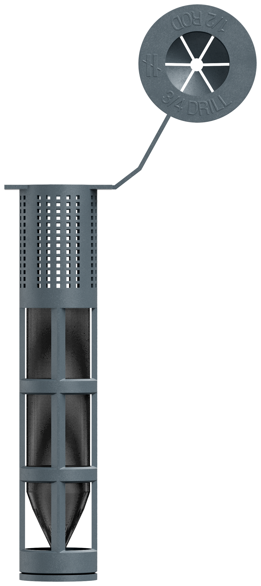 Simpson Strong-Tie 3GWS503P Opti-Mesh 3-1/2 in. Epoxy Adhesive Plastic Screen Tube for 1/2 in. Rod for SET-3G (Pack of 100)
