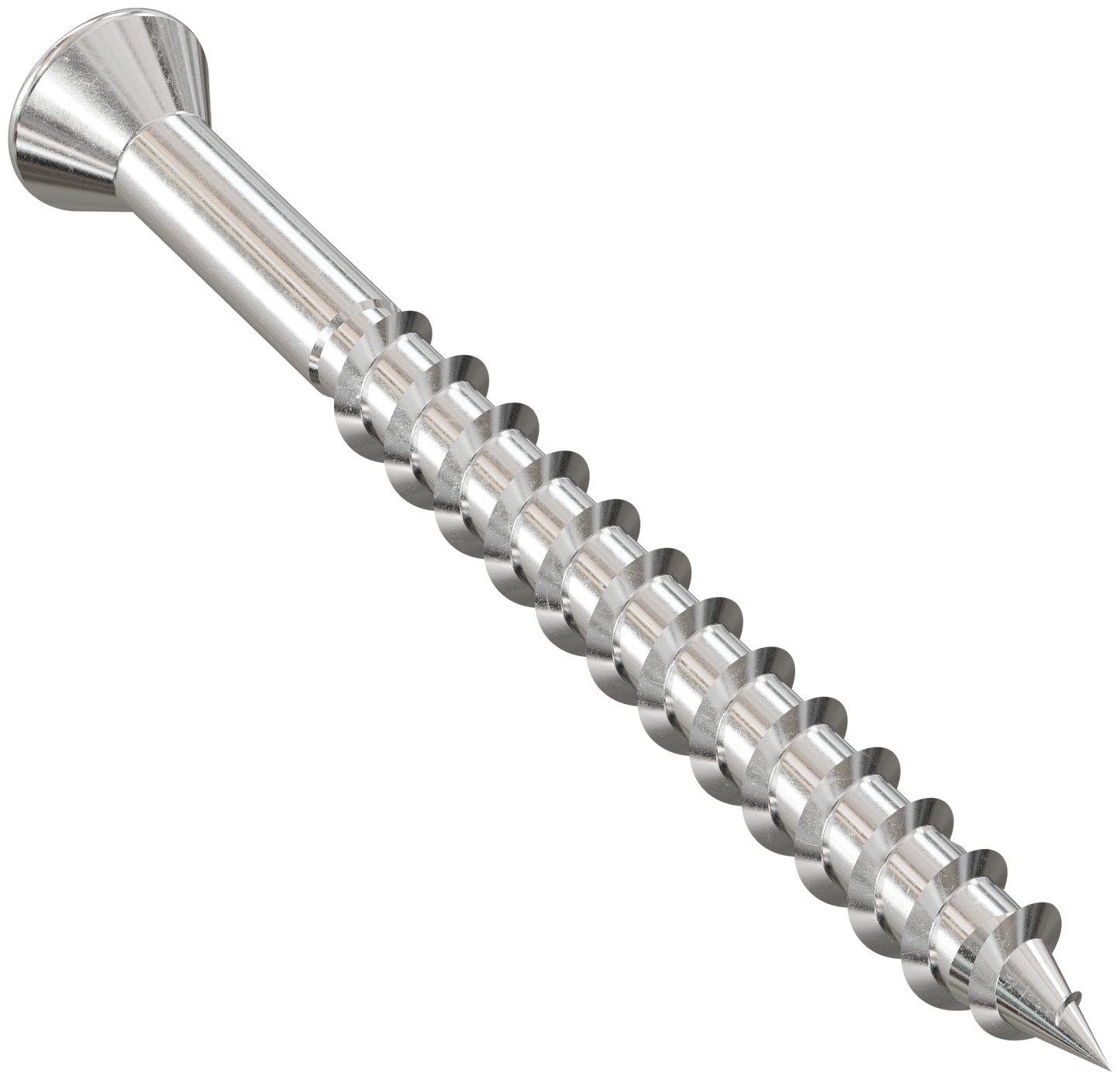 Simpson Strong-Tie SSDTH2S Trim-Head Screw — Sharp Point (Collated) — #7 x 2-1/2 in. #2 Square Type 305 (2000-Qty) (Pack of 100)