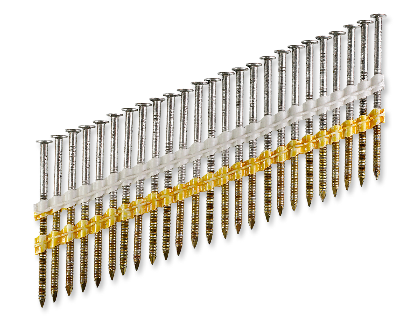 Simpson Strong-Tie S10A300CNB 20°–22° Plastic Strip, Full Round Head, Ring-Shank Nail — 3 in. x .131 in. Type 304 (4000-Qty) (Pack of 80)