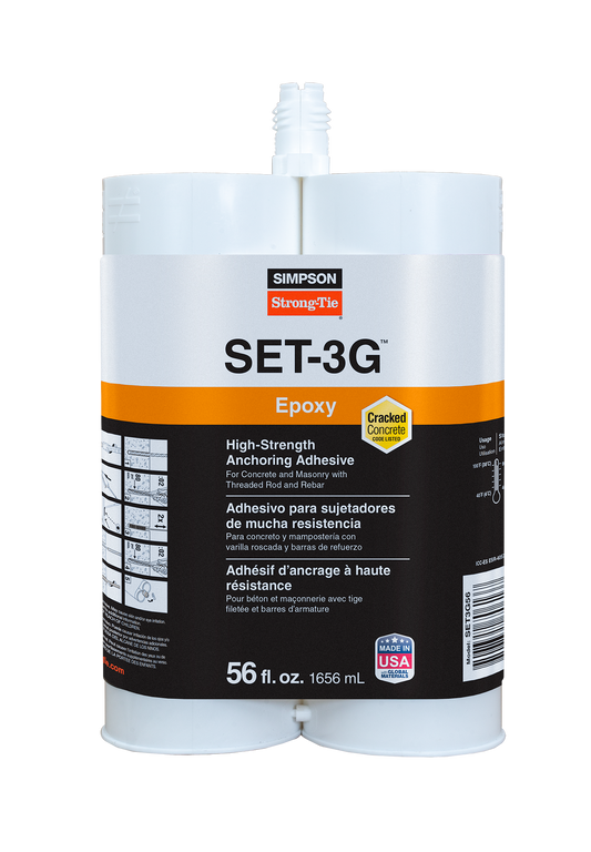 Simpson Strong-Tie SET3G56 SET-3G® 56 oz. High-Strength Epoxy Adhesive (Pack of 216)