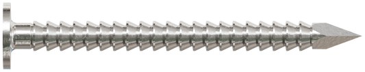 Simpson Strong-Tie S3SACN1 Common Nail, Annular Ring Shank — 1-1/8-in. x .083-in. Type 304 Stainless Steel (1 lb.) (Pack of 800)