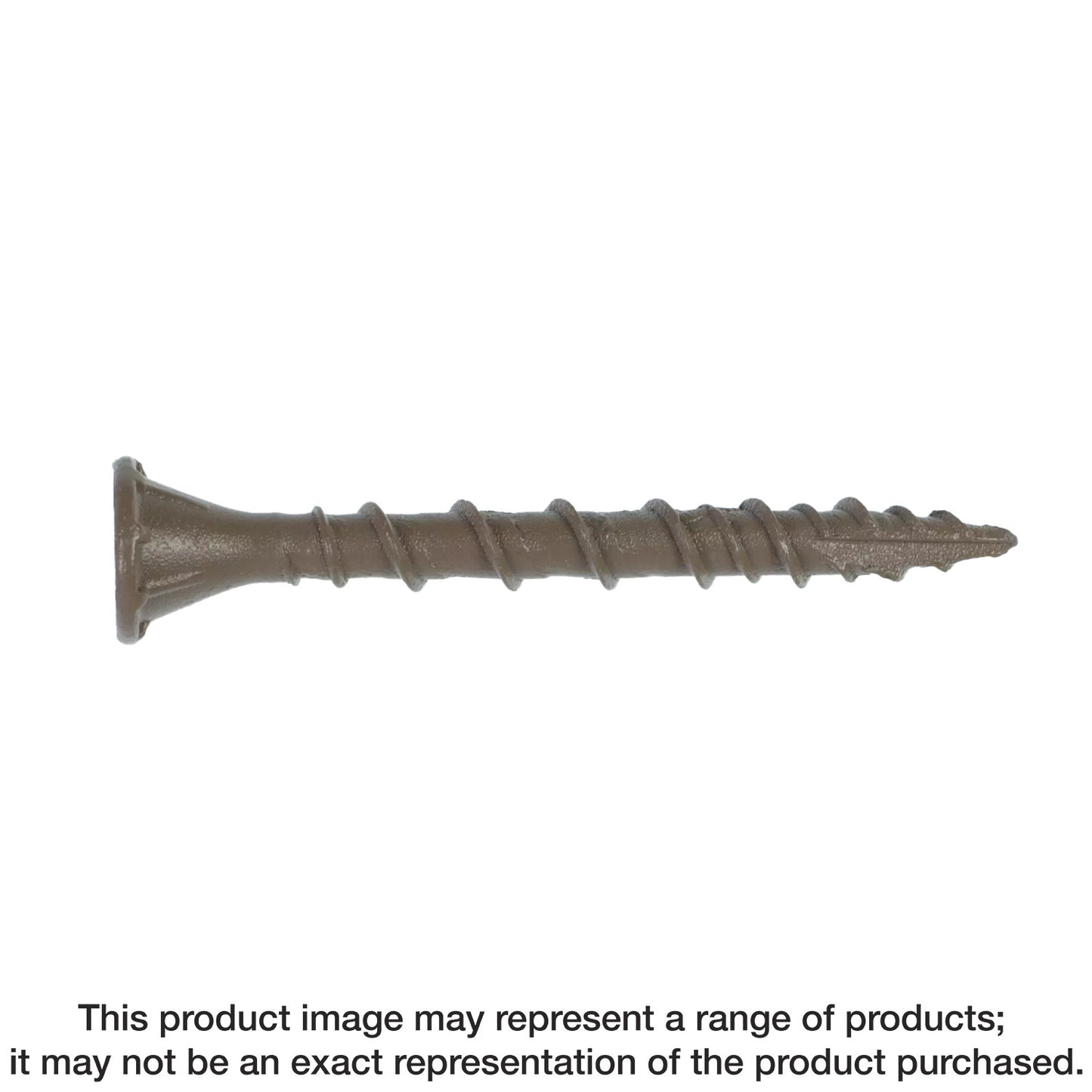 Simpson Strong-Tie DSVT3S Deck-Drive™ DSV WOOD Screw (Collated) — #10 x 3 in. T25 6-Lobe, Tan (1000-Qty) (Pack of 100)