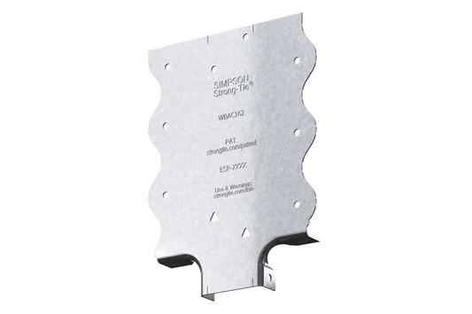 Simpson Strong-Tie WBAC200-R50 WBAC Wood Backing Steel Connector for 2 in. Flange (50-Qty) (Pack of 72)