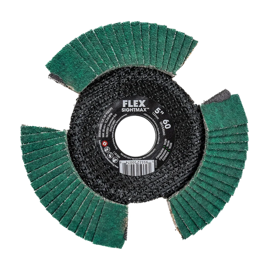 FLEX FA302007 SIGHTMAX 5" x 7/8" x 60 Grit Flap Disc Type29