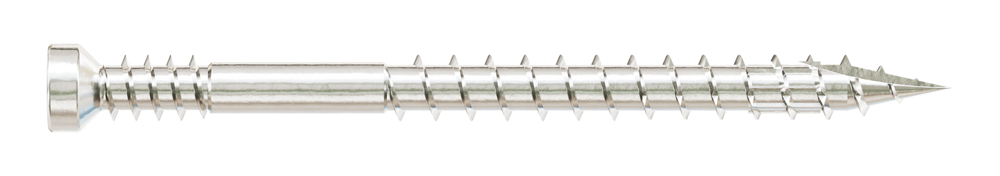Simpson Strong-Tie FT07200T450 Finish Trim Screw — #7 x 2 in. T10, Trim-Head, Type 316 (450-Qty)