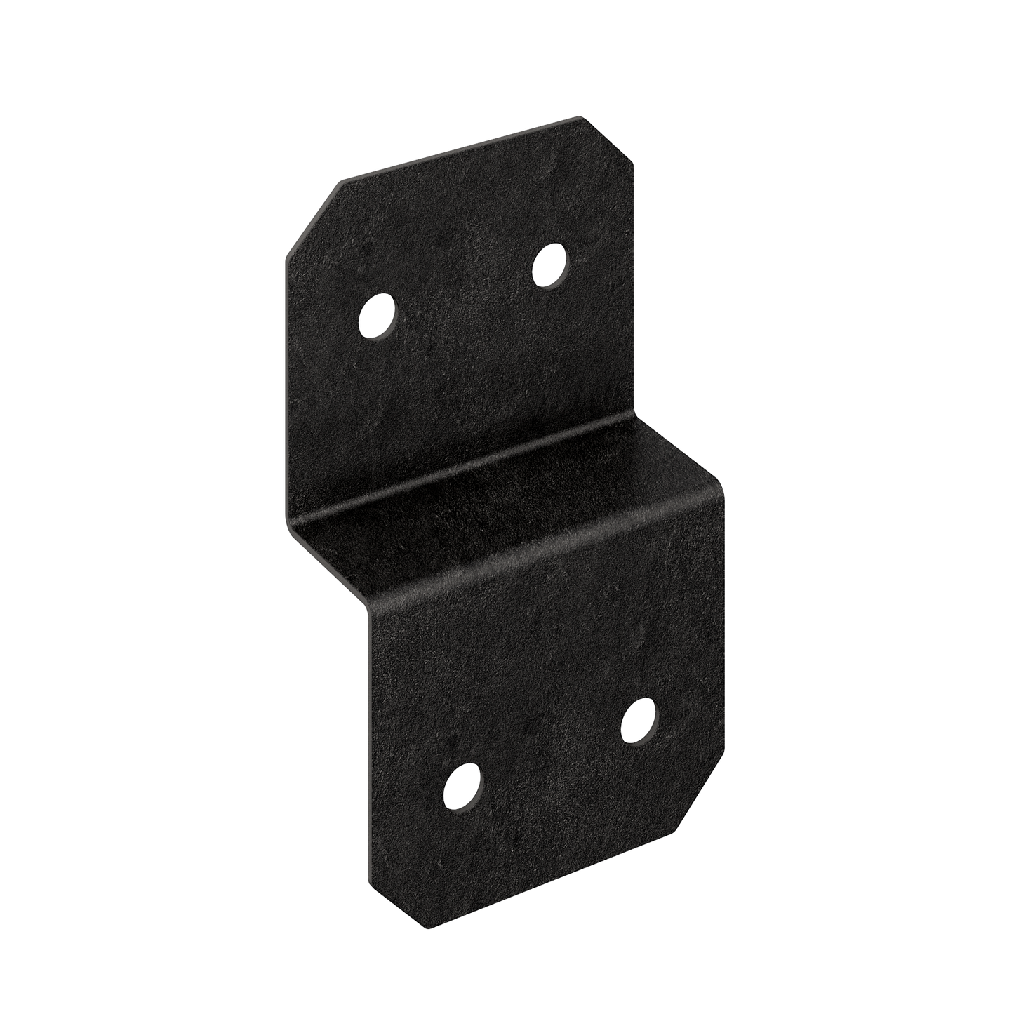 Simpson Strong-Tie APVDJT2R-6 Outdoor Accents® Avant Collection™ 5-in. ZMAX®, Black Powder-Coated Deck Joist Tie for Rough 2x (Pack of 576)
