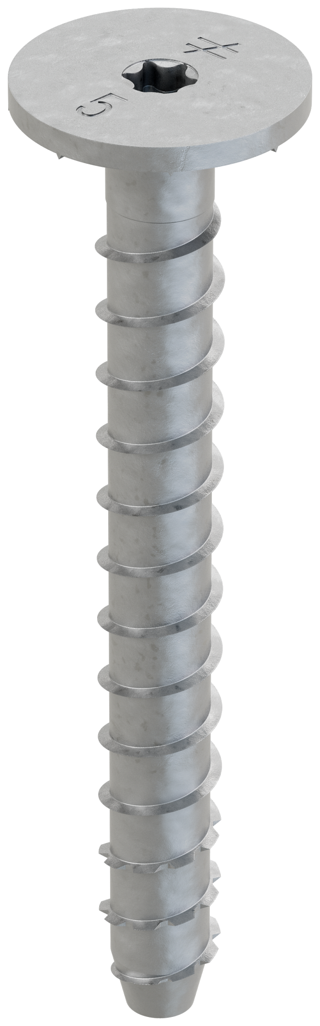 Simpson Strong-Tie THD50500WHMG Titen HD® 1/2 in. x 5 in. Mech. Galv. Washer-Head Heavy-Duty Screw Anchor (15-Qty) (Pack of 4)