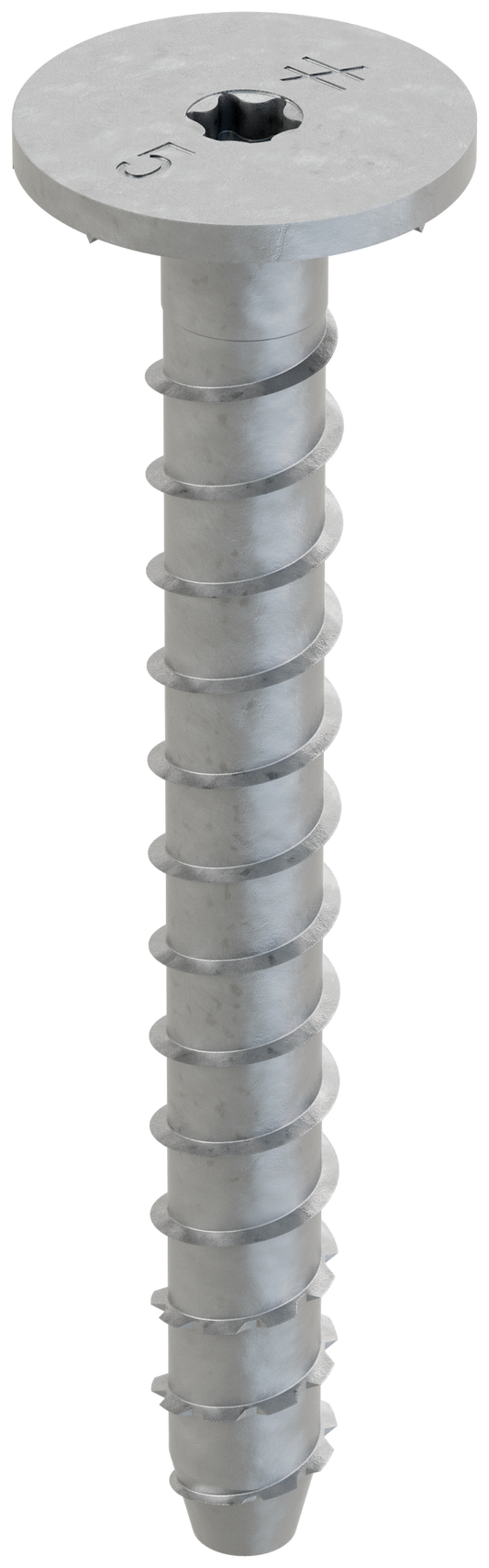 Simpson Strong-Tie THD50500WHMG Titen HD® 1/2 in. x 5 in. Mech. Galv. Washer-Head Heavy-Duty Screw Anchor (15-Qty) (Pack of 4)