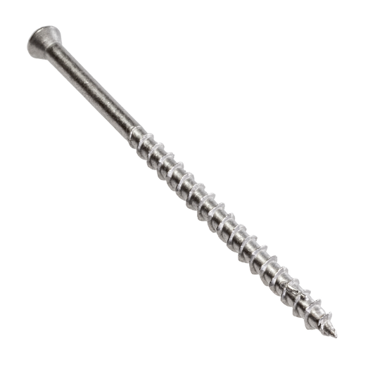 Simpson Strong-Tie T07300WCI Deck-Drive™ DWP WOOD SS Screw — #7 x 3 in. T-15, Trim Head, Type 316, Tan 03 (1750-Qty) (Pack of 64)