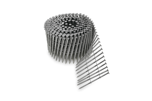 Simpson Strong-Tie T13A150SNJ 15° Wire Coil, Full Round Head, Ring-Shank Siding Nail — 1-1/2 in. Type 316 (1800-Qty) (Pack of 80)