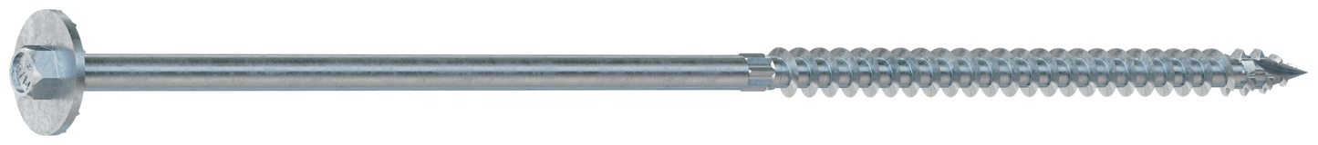 Simpson Strong-Tie SDWH271400G-P8 Strong-Drive® SDWH™ TIMBER-HEX HDG Screw — 0.276 in. x 14 in. 3/8 Hex (8-Qty)