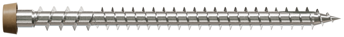 Simpson Strong-Tie DCU234P305TN05 Deck-Drive™ DCU COMPOSITE Screw — #10 x 2-3/4 in. T20, Type 305, Tan 05 (350-Qty) (Pack of 300)