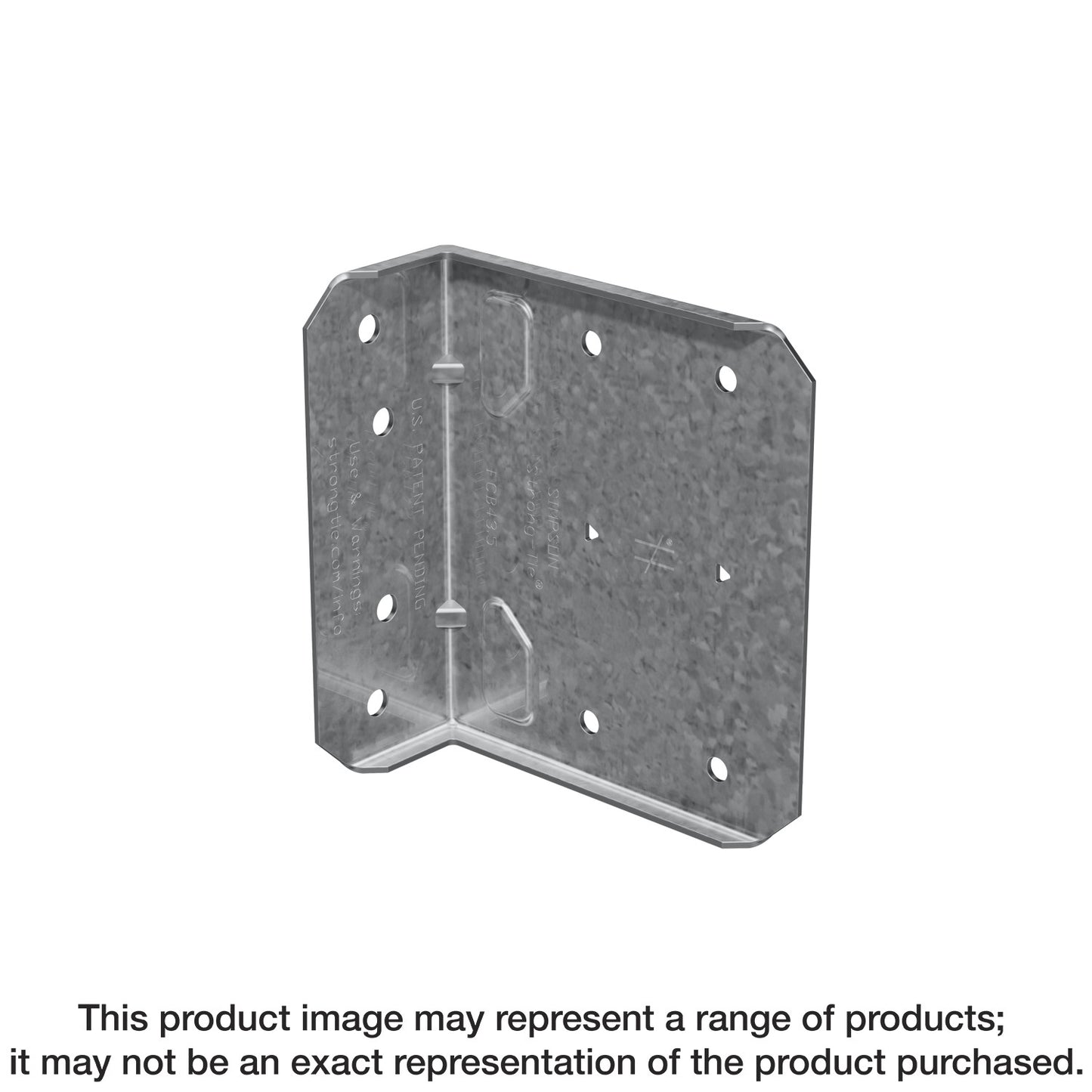 Simpson Strong-Tie MFCB43.5-R25 MFCB 3-1/2 in. Bypass Framing Fixed-Clip Connector (25-Qty) (Pack of 144)