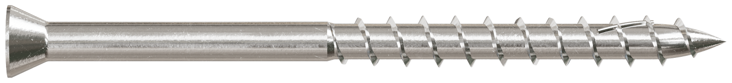 Simpson Strong-Tie T07225WP1 Deck-Drive™ DWP WOOD SS Screw — #7 x 2-1/4 in. T-15, Trim Head, Type 316 (1 lb.) (Pack of 800)