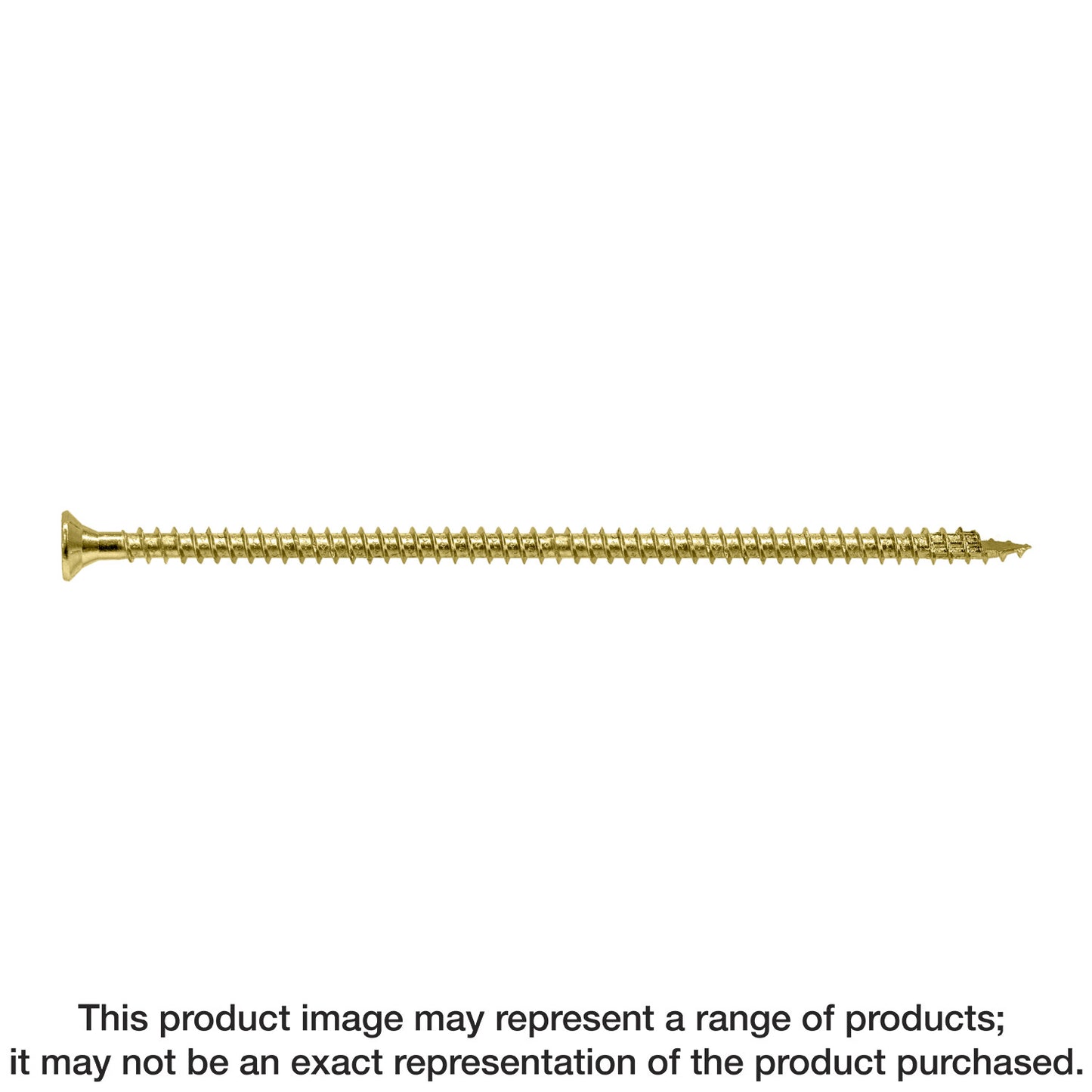 Simpson Strong-Tie SDCF22858 Strong-Drive® SDCF TIMBER-CF Screw — 0.315 in. x 8-5/8 in. T40, Yellow Zinc (250-Qty) (Pack of 39)