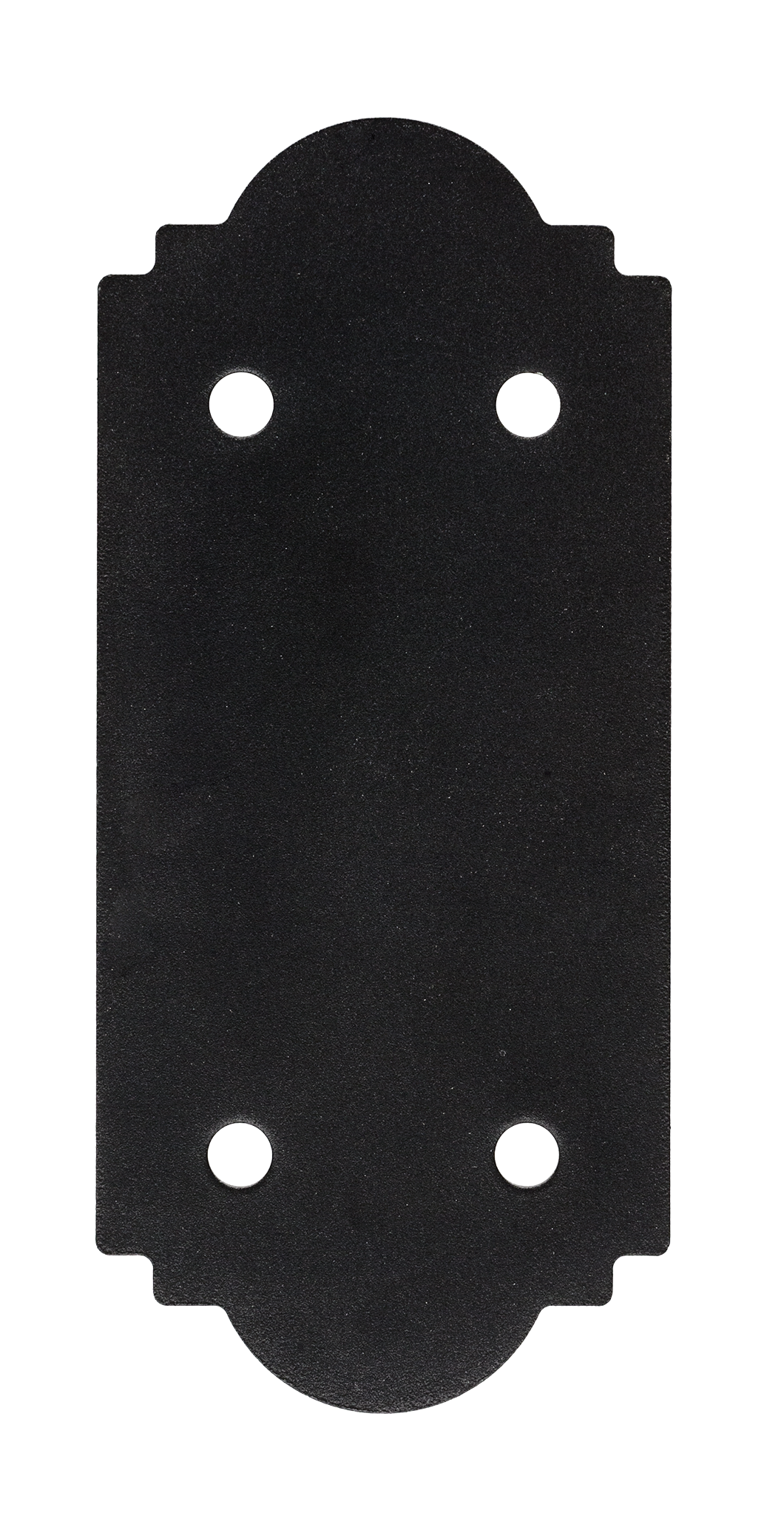 Simpson Strong-Tie APST612 Outdoor Accents® Mission Collection® ZMAX®, Black Powder-Coated Strap for 6x (Pack of 8)