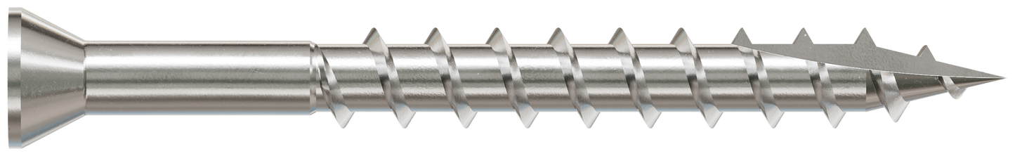 Simpson Strong-Tie S07162FTB Trim-Head Screw, 6-Lobe Drive — #7 x 1-5/8 in. T-15 Type 305 (4000-Qty) (Pack of 64)