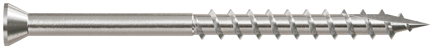 Simpson Strong-Tie T07225FTB Trim-Head Screw, 6-Lobe Drive — #7 x 2-1/4 in. T-15 Type 316 (3000-Qty)