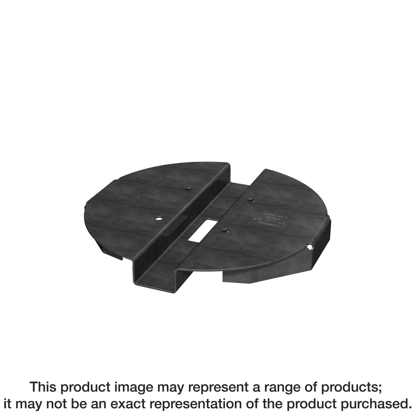 Simpson Strong-Tie PBV6 PBV 6-in. Hidden Standoff Post Base for Viga Post (Pack of 10)