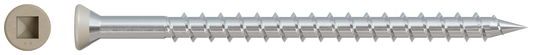 Simpson Strong-Tie DTH212S305BR05 Trim-Head Screw — Sharp Point (Collated) — #7 x 2 in. #2 SQ Type 305, Brown 05  (1000-Qty)