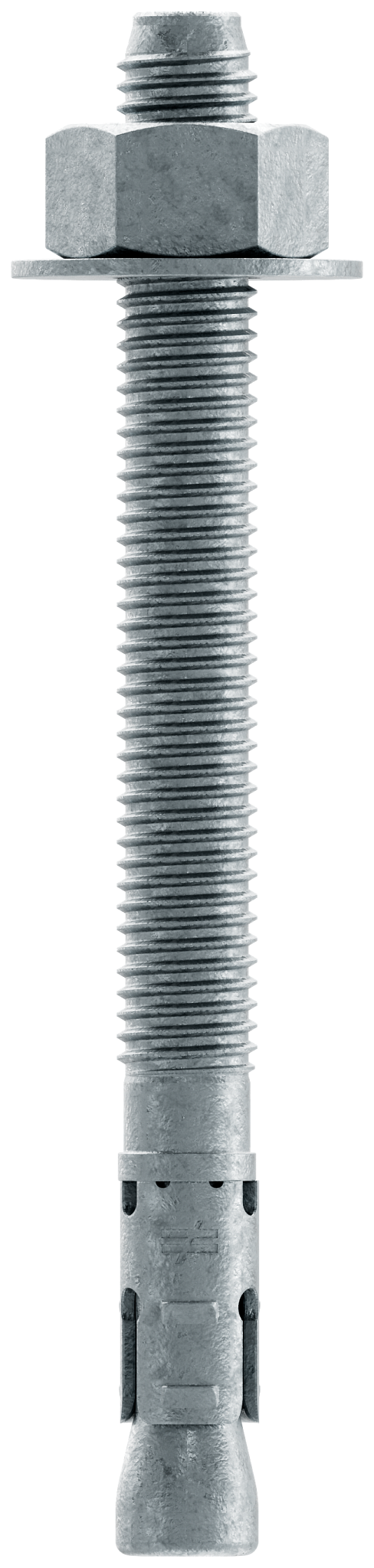 Simpson Strong-Tie STB2-50512MGF25 Strong-Bolt® 2 — 1/2 in. x 5-1/2 in. Mechanically Galvanized Wedge Anchor, Fully Assembled (25-Qty) (Pack of 2)