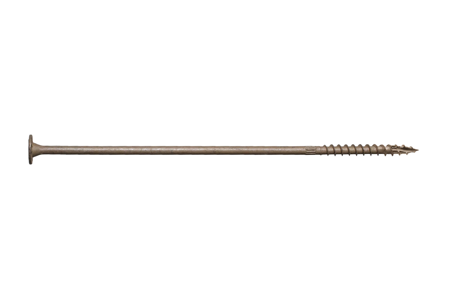 Simpson Strong-Tie SDWS221000DB-R12 Strong-Drive® SDWS™ TIMBER Screw (Exterior Grade) — 0.220 in. x 10 in. T40, Tan (12-Qty) (Pack of 5)