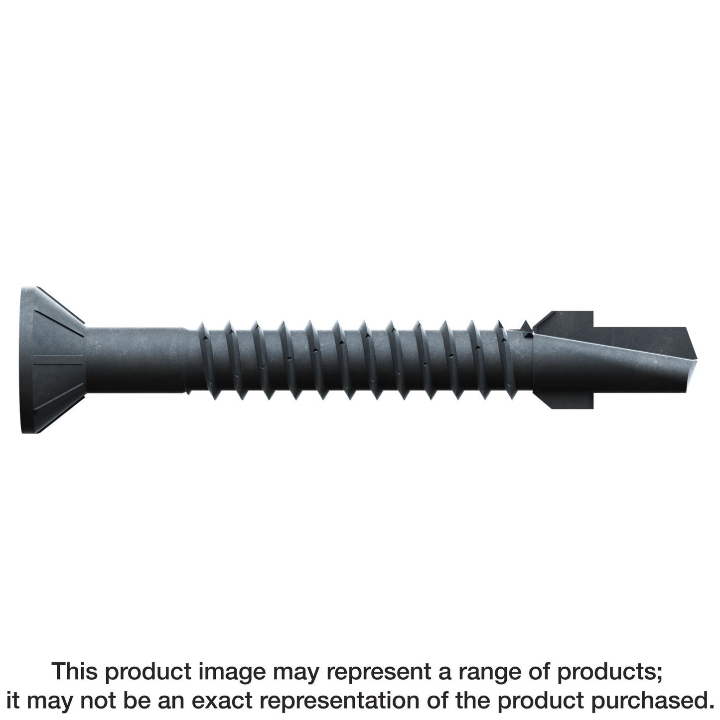 Simpson Strong-Tie TBP1245S Strong-Drive® TB WOOD-TO-STEEL Screw (Collated) — #12 x 1-3/4 in. Black Phos. (1000-Qty)