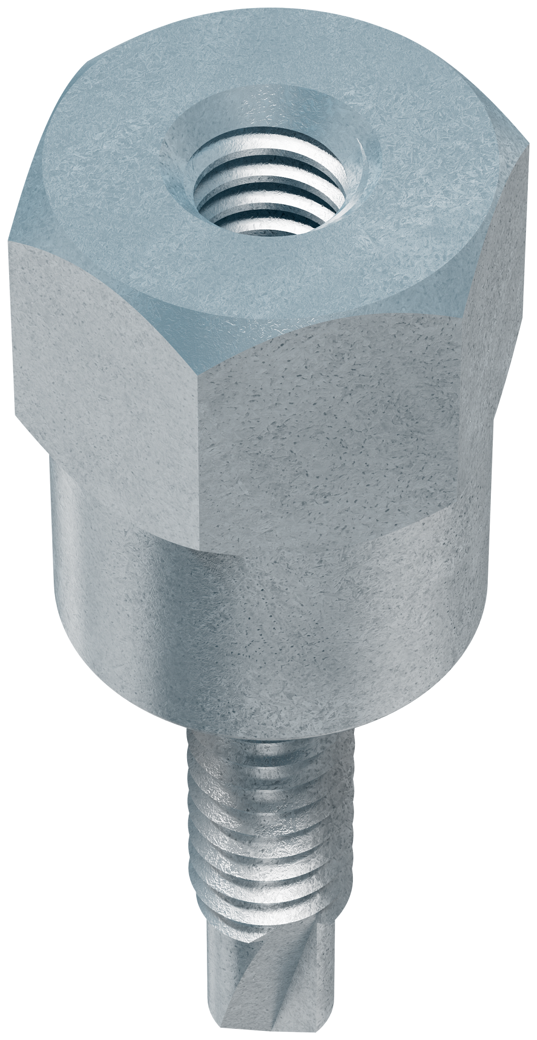 Simpson Strong-Tie RSV25100 Steel Rod Hanger 1/4 in. x 1 in. Vertical Threaded Anchor for 1/4 in. Rod (25-Qty)