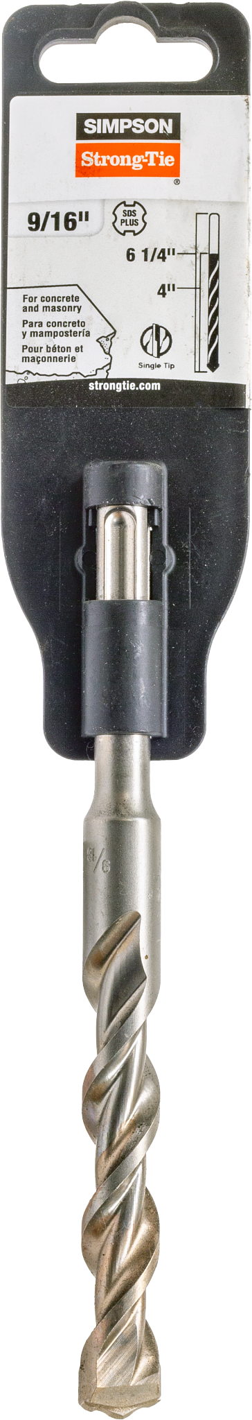 Simpson Strong-Tie MDPL05606 9/16 in. x 6-1/4 in. SDS-plus® Shank Drill Bit