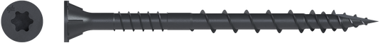 Simpson Strong-Tie DSVBK212R80 Deck-Drive™ DSV WOOD Screw — #10 x 2-1/2 in. T25, Flat Head, Quik Guard®, Black (80-Qty) (Pack of 1620)