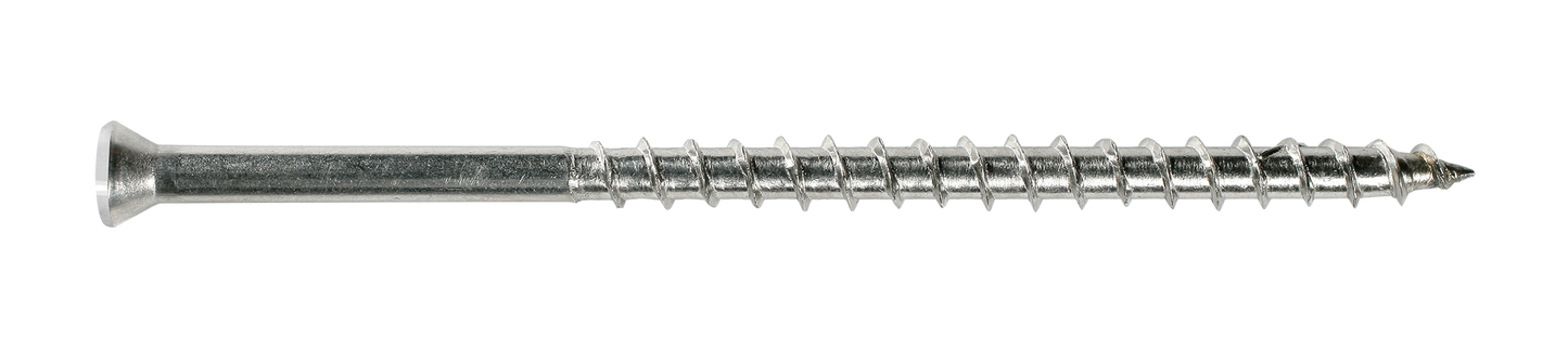 Simpson Strong-Tie S07162FT1WH01 Trim-Head Screw, 6-Lobe Drive — #7 x 1-5/8 in. T-15 Type 305, White 01 (1 lb.) (Pack of 10)
