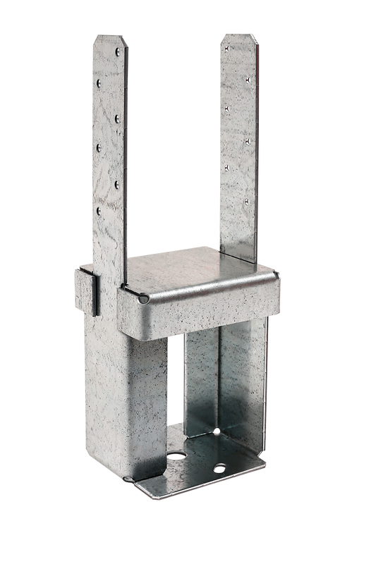 Simpson Strong-Tie PPB44-4Z PPBZ™ Porch Post Base for 4x4 Post and 4 in. Slab (Pack of 8)