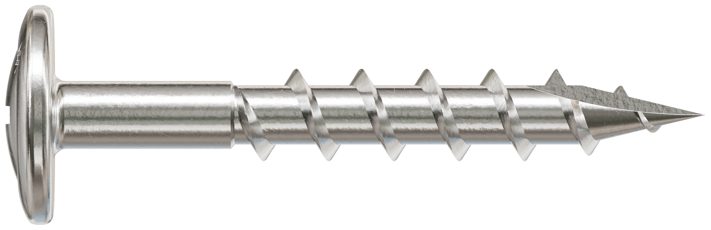 Simpson Strong-Tie S08C125KQC Wire-Lath Modified Truss-Head Screw — #8 x 1-1/4 in., #2 Phillips Head, Type 305 (100-Qty) (Pack of 600)