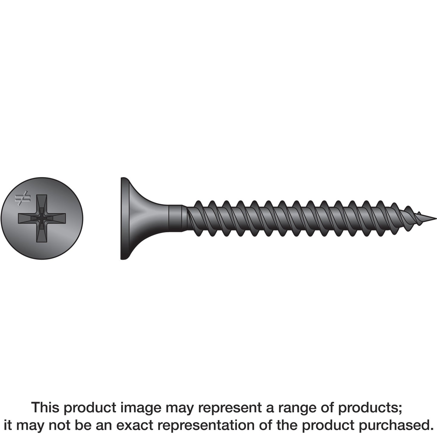 Simpson Strong-Tie DWF114PS DWF Drywall-to-CFS Screw (Collated) — #6 x 1-1/4 in. #2 Phillips Bugle Head (2500-Qty)