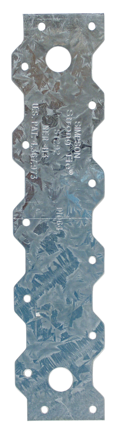 Simpson Strong-Tie ST292 ST 9-5/16 in. 20-Gauge Galvanized Strap Tie (Pack of 50)