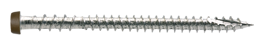Simpson Strong-Tie DCU234P316BR01 Deck-Drive™ DCU COMPOSITE Screw — #10 x 2-3/4 in. T20, Type 316, Brown 01 (350-Qty) (Pack of 6)