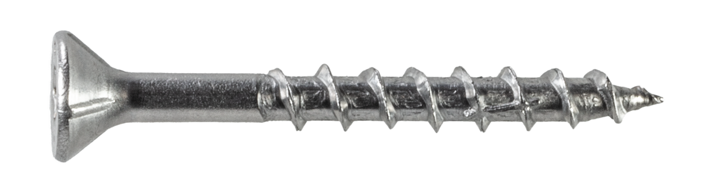 Simpson Strong-Tie T08162WP-RP15 Deck-Drive™ DWP WOOD SS Screw — #8 x 1-5/8 in. T20, Flat Head, Type 316 (15-Qty)