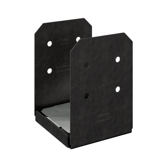 Simpson Strong-Tie APVB88 Outdoor Accents® Avant Collection™ ZMAX®, Black Powder-Coated Post Base for 8x8 (Pack of 96)