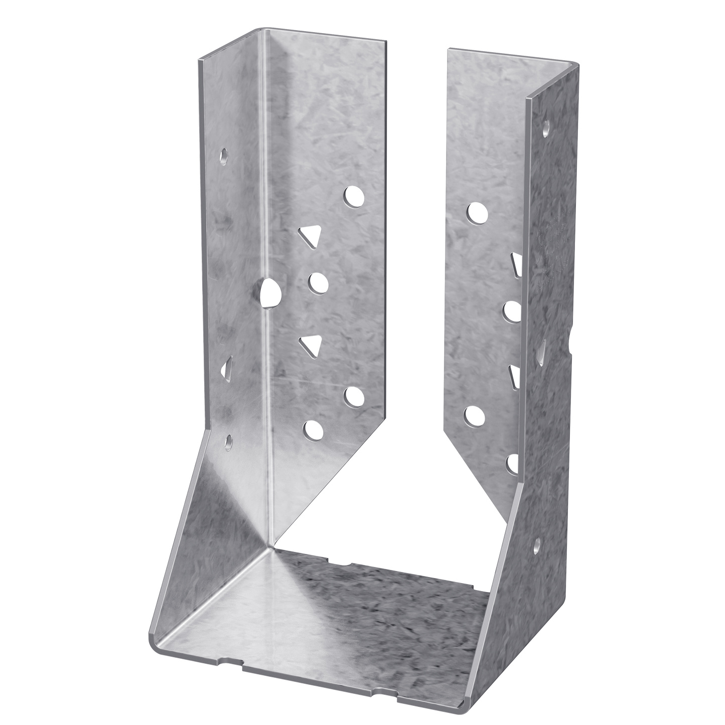 Simpson Strong-Tie HUC26-2Z HUC ZMAX® Galvanized Face-Mount Concealed-Flange Joist Hanger for Double 2x6 (Pack of 25)