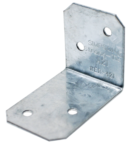 Simpson Strong-Tie A21 2 in. x 1-1/2 in. x 1-3/8 in. Galvanized Angle (Pack of 19200)