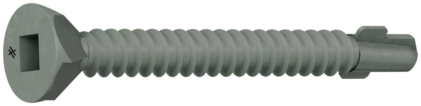 Simpson Strong-Tie CBSDQ158S CBSDQ Sheathing-to-CFS Screw (Collated) — #8 x 1-5/8 in. #2 Square Undersized (1500-Qty)