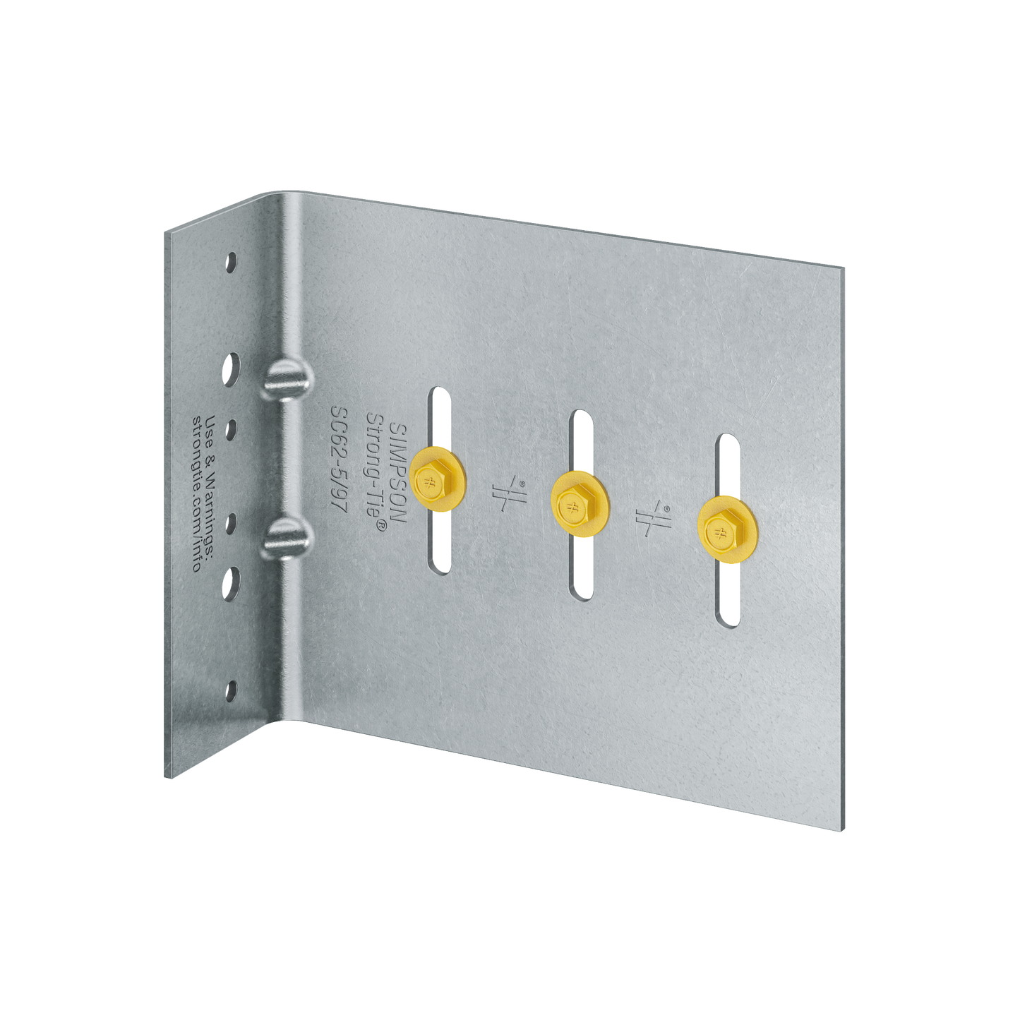 Simpson Strong-Tie SC62-5/97-KT25 SC 6 in. 12 ga. Bypass Framing Slide-Clip Connector w/ Screws (Qty-25) (Pack of 96)