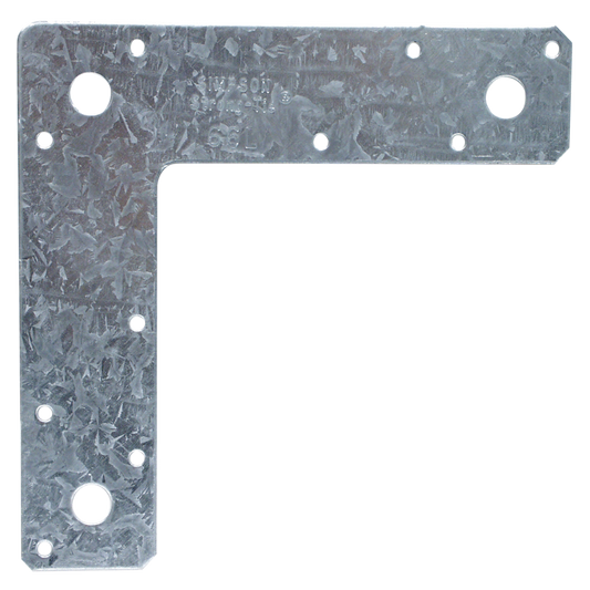 Simpson Strong-Tie 66L 6 in. x 6 in. 14-Gauge Galvanized L Strap (Pack of 25)