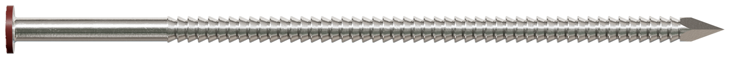 Simpson Strong-Tie S16SNDR1 Painted Siding Nail — 3-1/2 in. x .120 in. Type 304 Stainless Steel, Redwood (1 lb.)