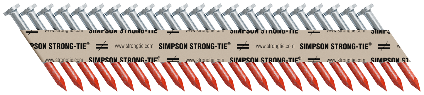 Simpson Strong-Tie N8BRPT4000 Strong-Drive® 33° SCN SMOOTH-SHANK CONNECTOR Nail — 1-1/2 in. x .131 in. Bright (4000-Qty) (Pack of 80)