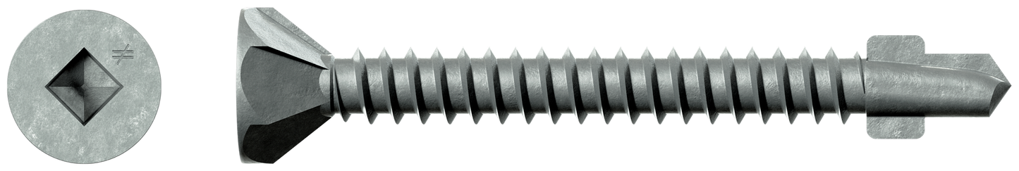 Simpson Strong-Tie CBSDQ158S CBSDQ Sheathing-to-CFS Screw (Collated) — #8 x 1-5/8 in. #2 Square Undersized (1500-Qty) (Pack of 100)